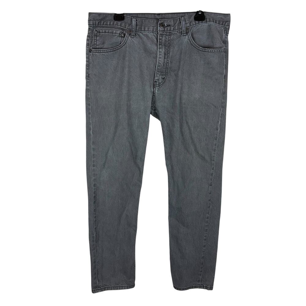 Levi's 508 Jeans Men 36x31 Gray Denim 5-Pockets Mid-Rise Regular Fit Tapered Leg